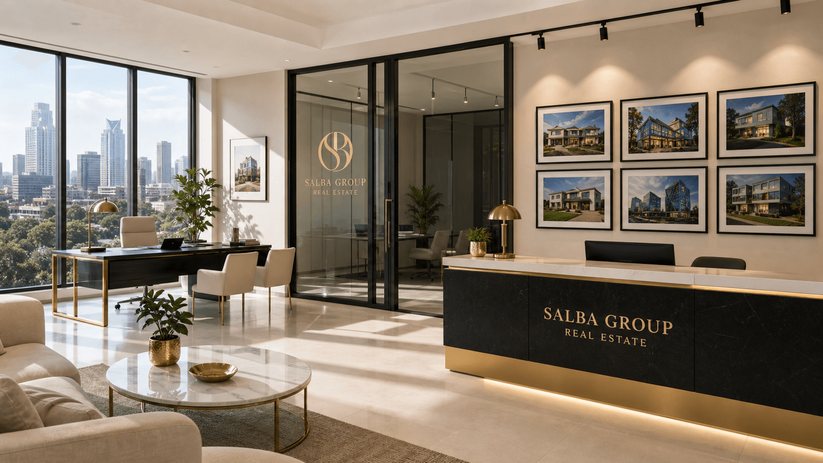 Salba Group Real Estate office interior